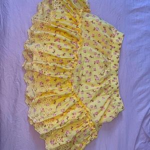 Aeropostale Floral Mini Flowy Skirt.